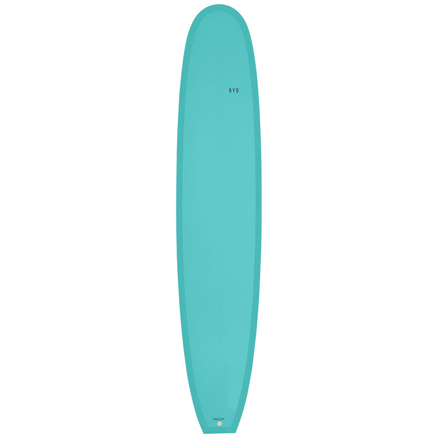 RYD Log Surfboard — Aqua