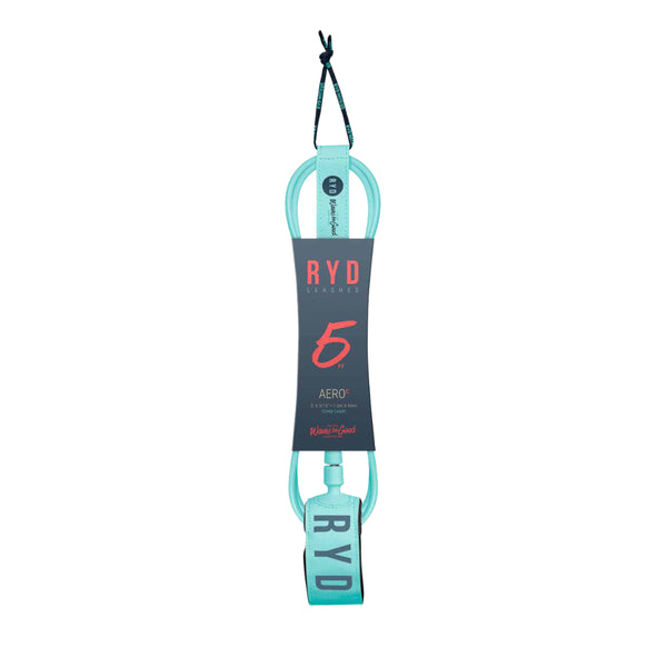 RYD Aero Surf Leash — Aqua
