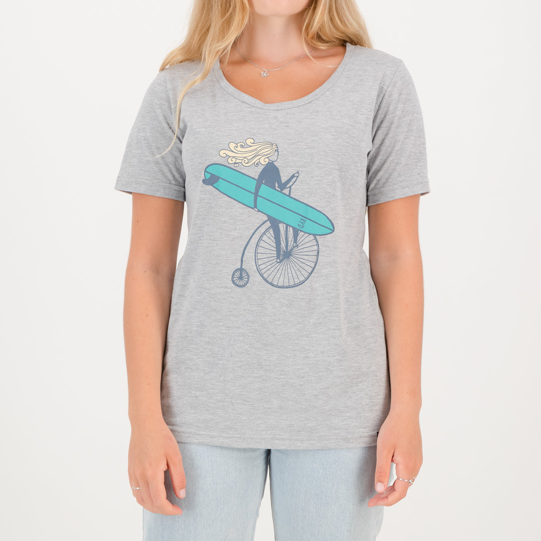 RYD T-Shirt - Ladies - Penny RYD - Grey Melange