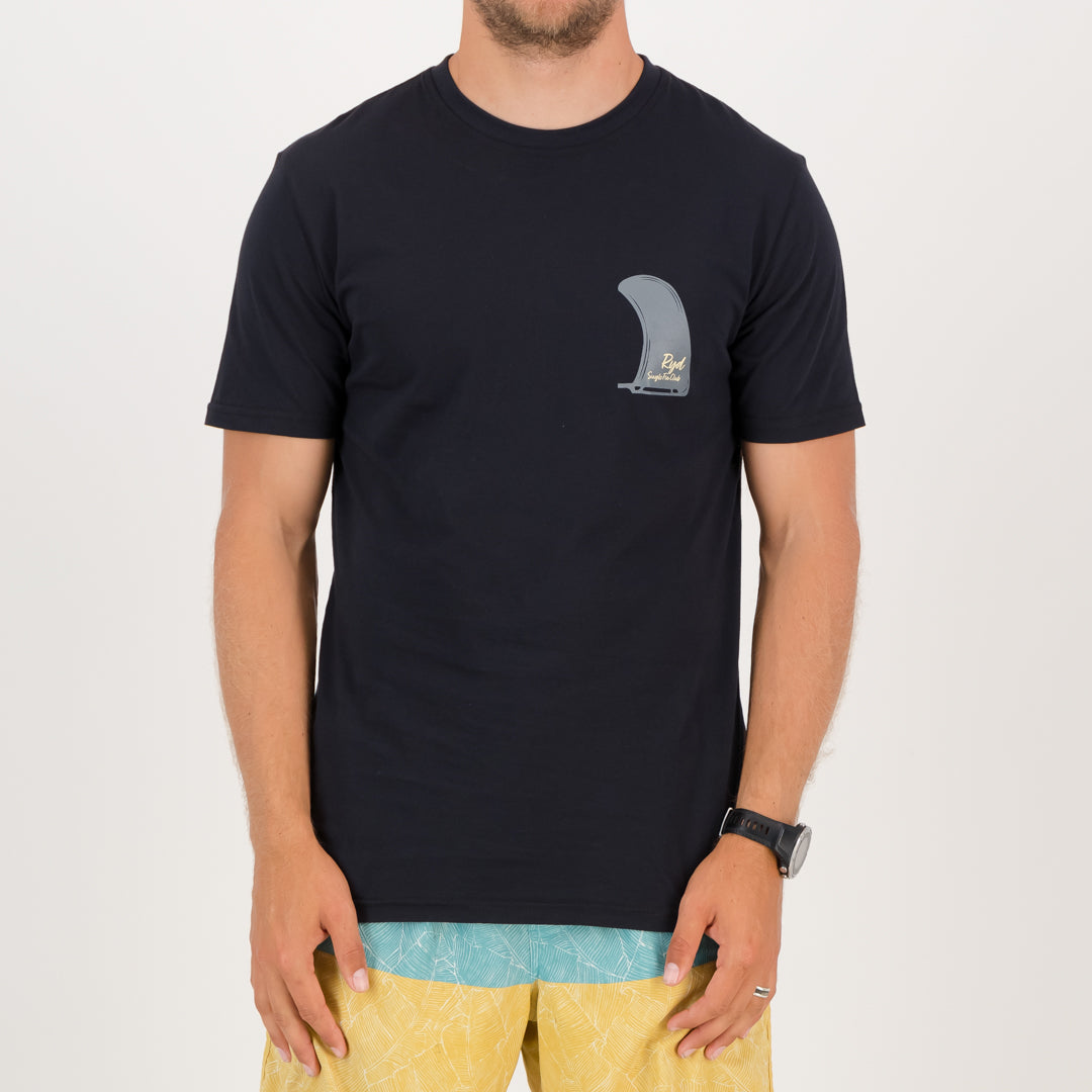 RYD T-Shirt - Mens - Single Fin - Black