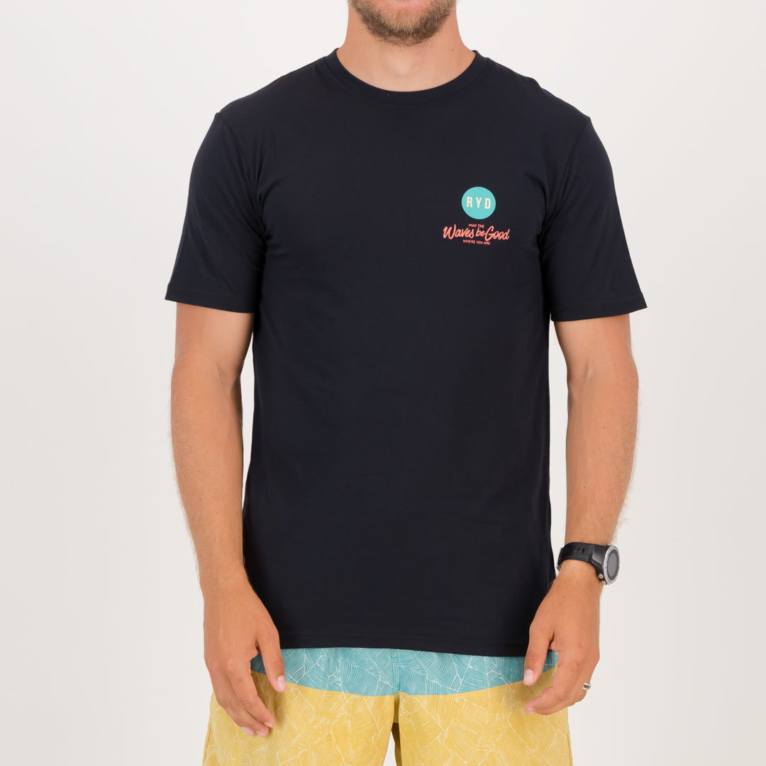 RYD T-Shirt - Mens - Smile Infectious - Black