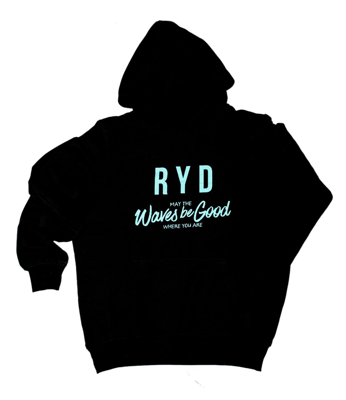 Hoodie Waves Be Good -Black- Kids