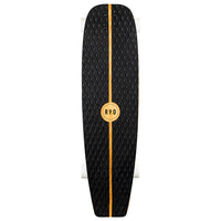 RYD Retro Cruiser Drone Ranger skateboard, black EVA deck-pad top with wood centre stripe and RYD logo medallion