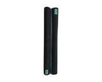 RYD Black round roof rack cover, Large (71cm), fitted over a car roof rack bar