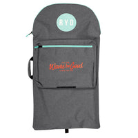 Grey RYD Bodyboard Range Simple board bag — front view