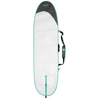 RYD Layback Range Simple board cover, White/Aqua — back view