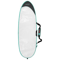 RYD True Range Simple board cover, White/Aqua — back view