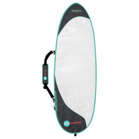 RYD True Range Simple board cover, White/Aqua — front view