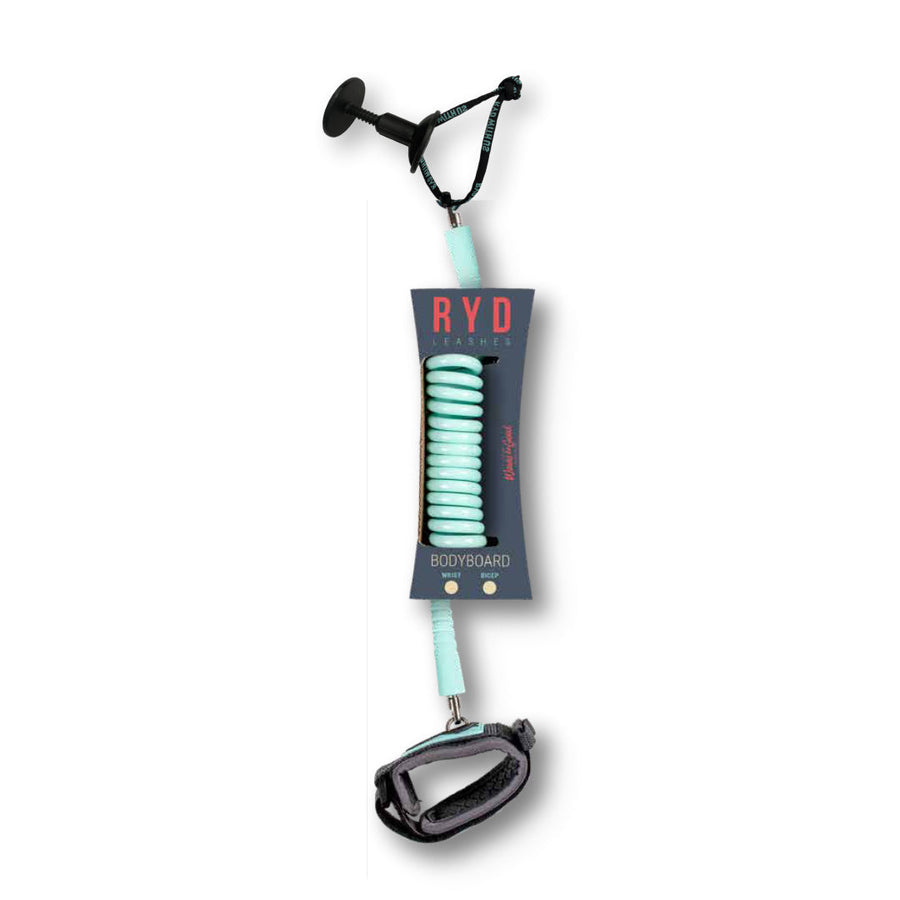 RYD Heritage Bodyboard Leash — Aqua