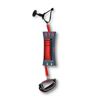 RYD Heritage Bodyboard Leash — Coral