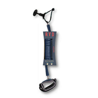 RYD Heritage Bodyboard Leash — Navy