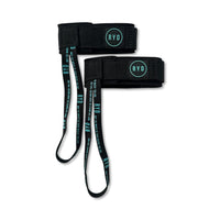 RYD Fin Tether — Small, Black/Aqua