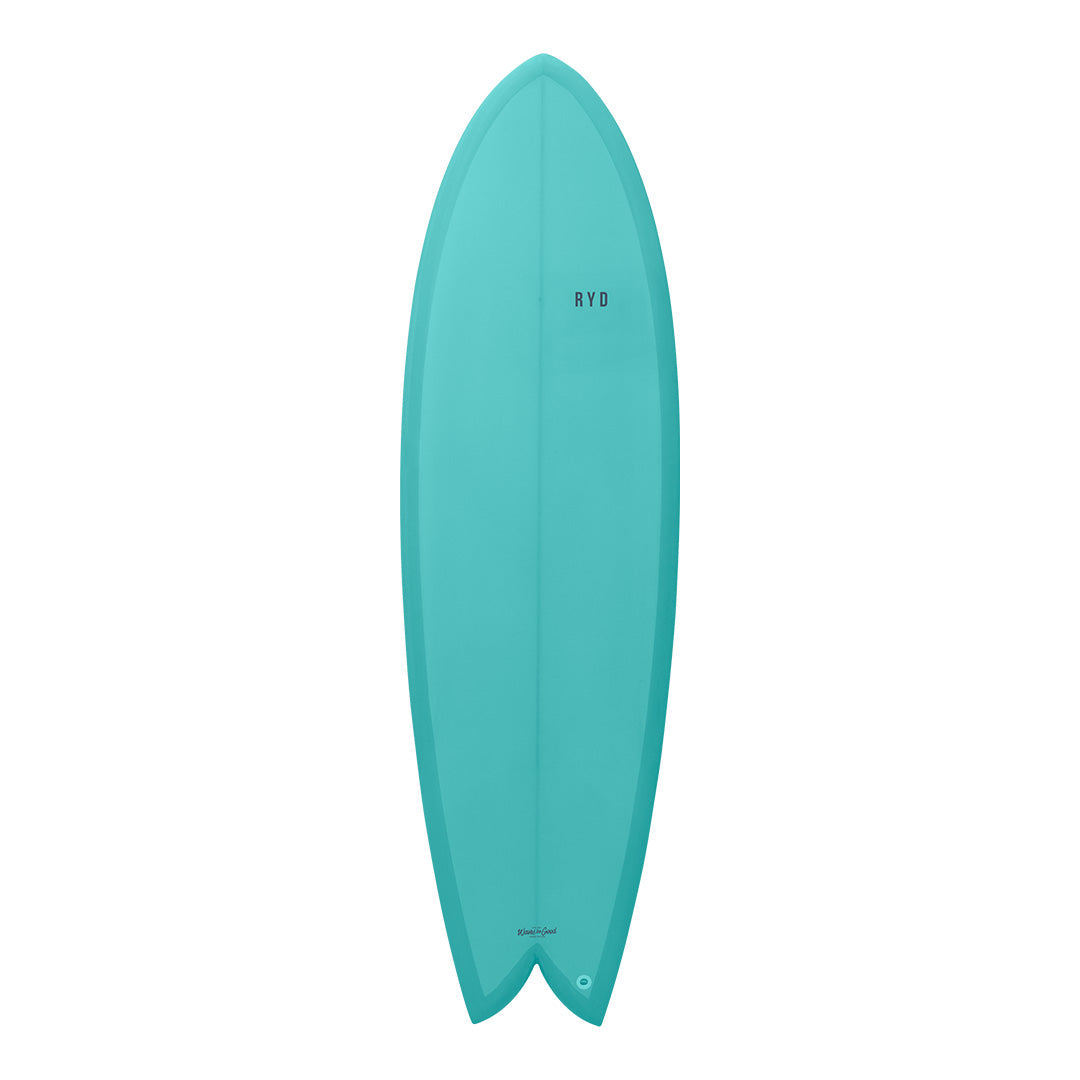 RYD Fish Surfboard — Aqua