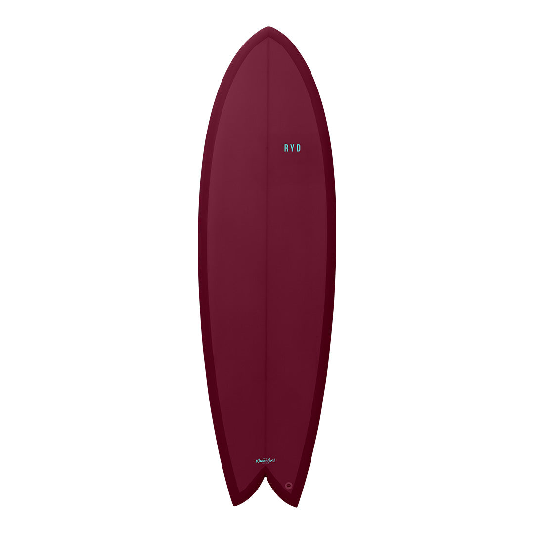 RYD Fish Surfboard — Bordeaux