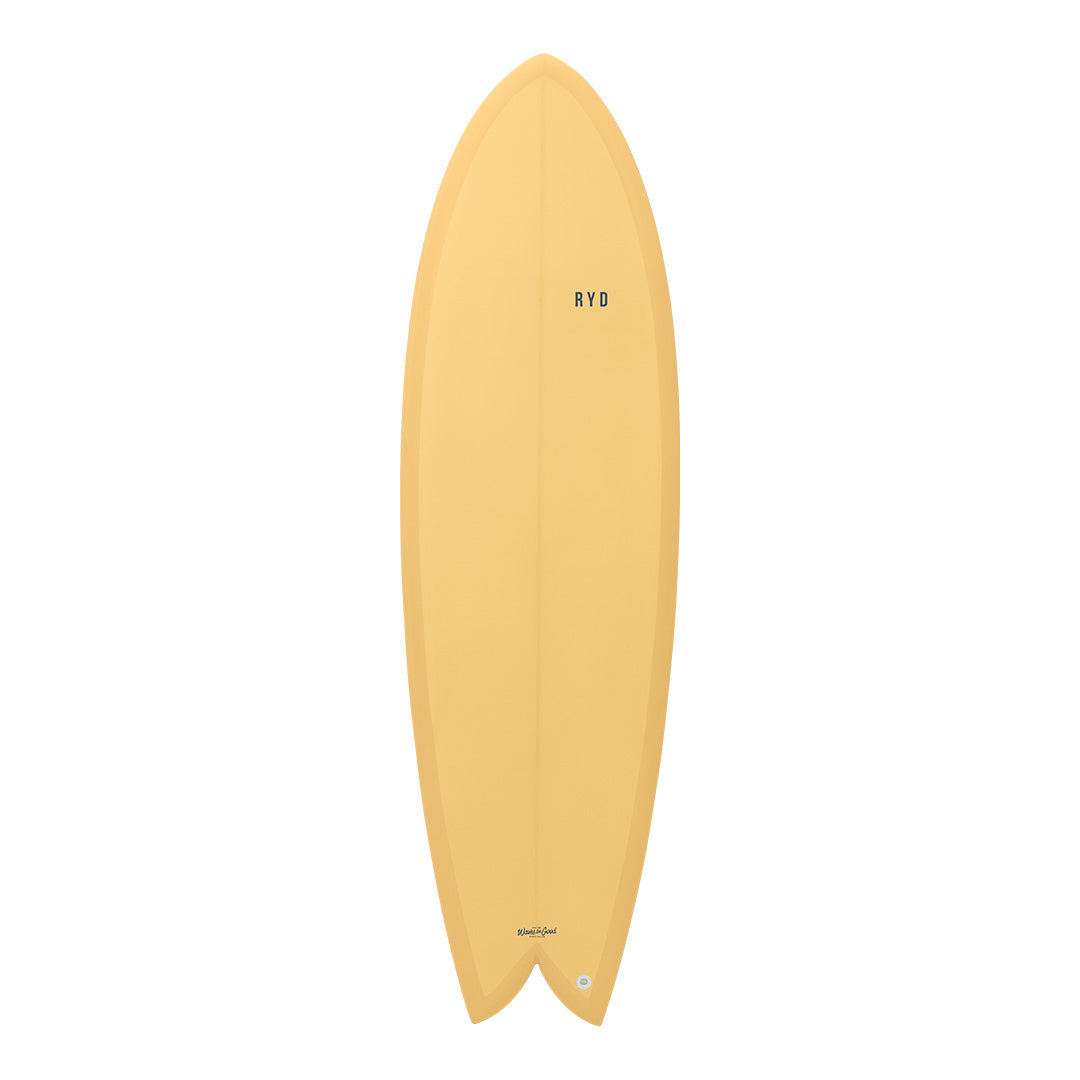 RYD Fish Surfboard — Mustard