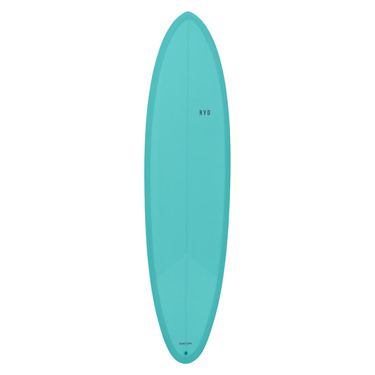 RYD Mid Length Surfboard — Aqua