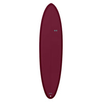 RYD Mid Length Surfboard — Bordeaux