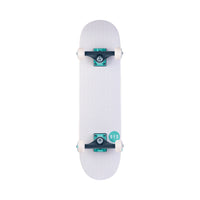 RYD First Push Bender street skateboard underside, pale blue deck with aqua trucks and RYD branding