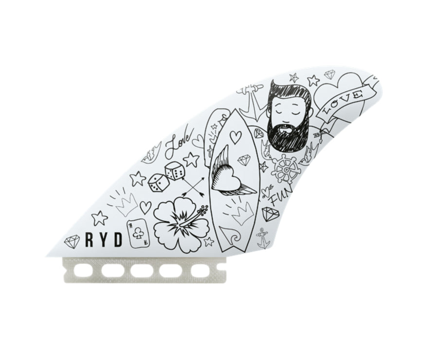 RYD Hank Dude Fins — outside view