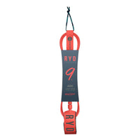 RYD Aero Longboard Leash — Coral