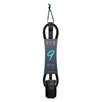 RYD Heritage Longboard Leash — Black