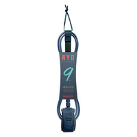 RYD Heritage Longboard Leash — Navy