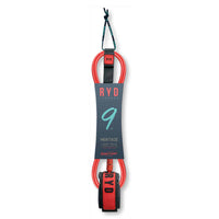 RYD Heritage Longboard Leash — Coral