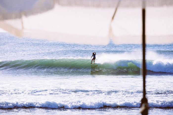 RYD Log surfboard, hand made in South Africa