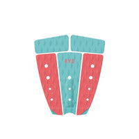 RYD Roboto Traction Pad — Coral/Aqua