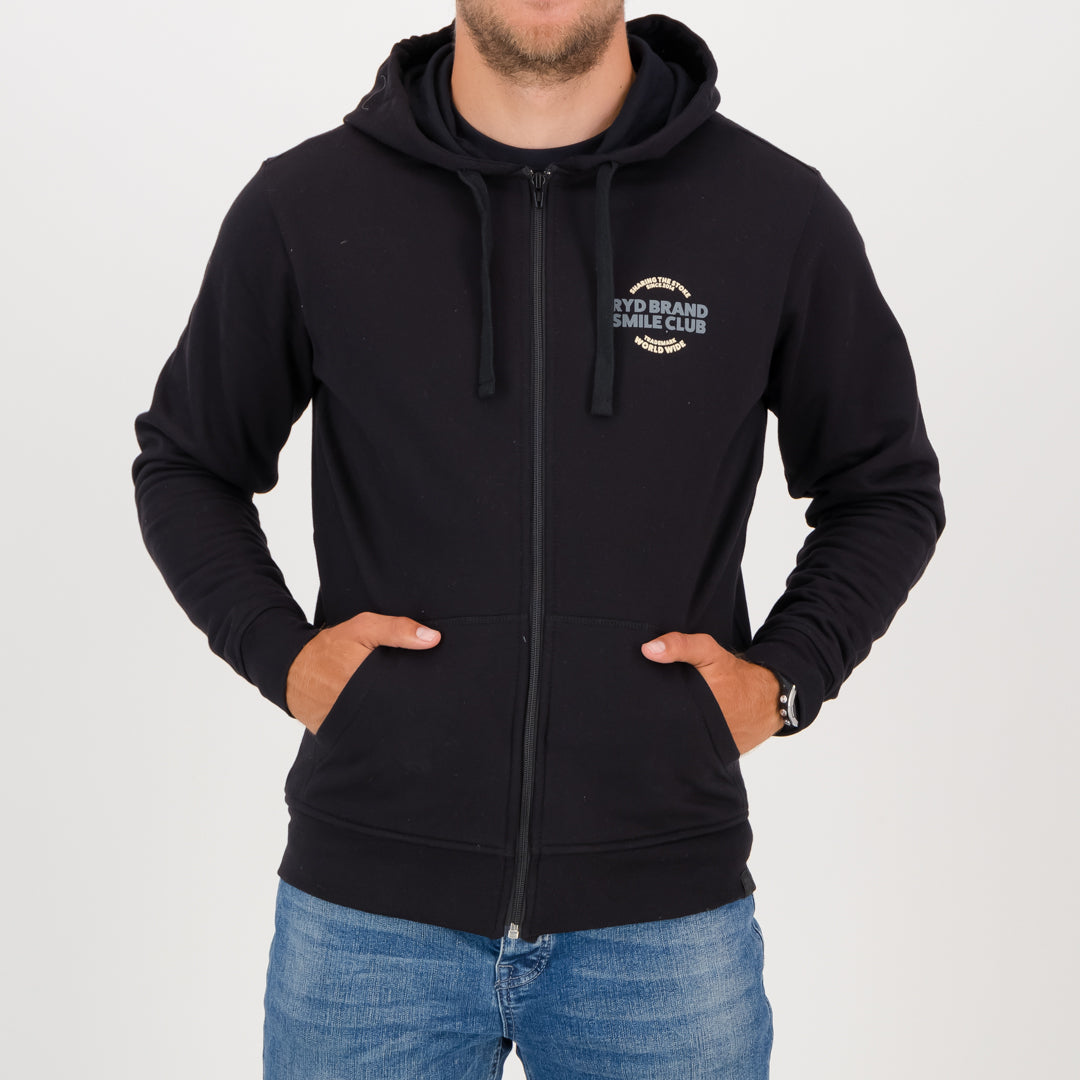 RYD Hoodie Smile Club - Black