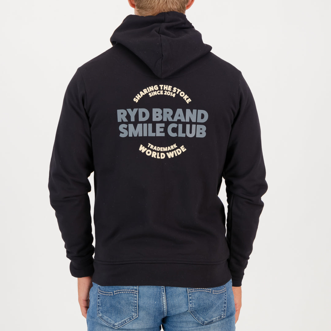 RYD Hoodie Smile Club - Black