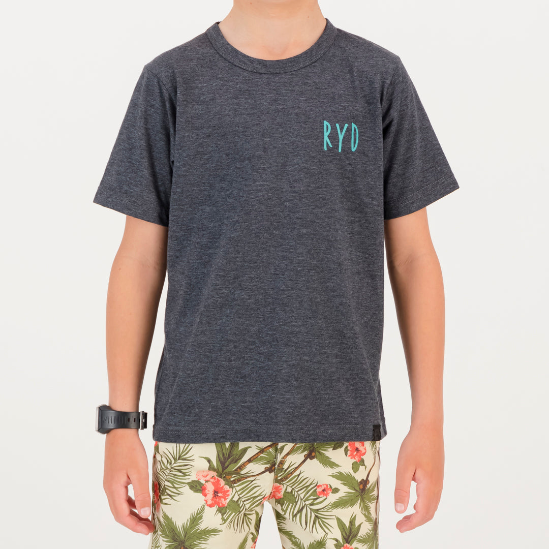 RYD T-Shirt - Kids - Mini Ramp - Charcoal Melange