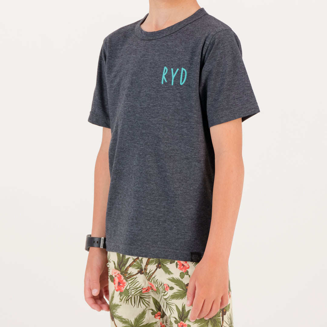 RYD T-Shirt - Kids - Mini Ramp - Charcoal Melange