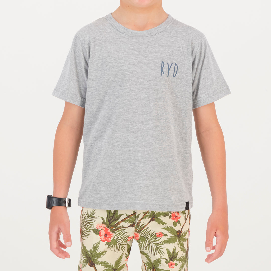 RYD T-Shirt - Kids - Mini Ramp - Grey Melange