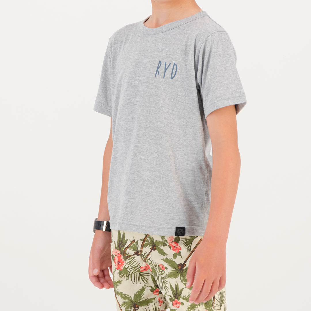 RYD T-Shirt - Kids - Mini Ramp - Grey Melange