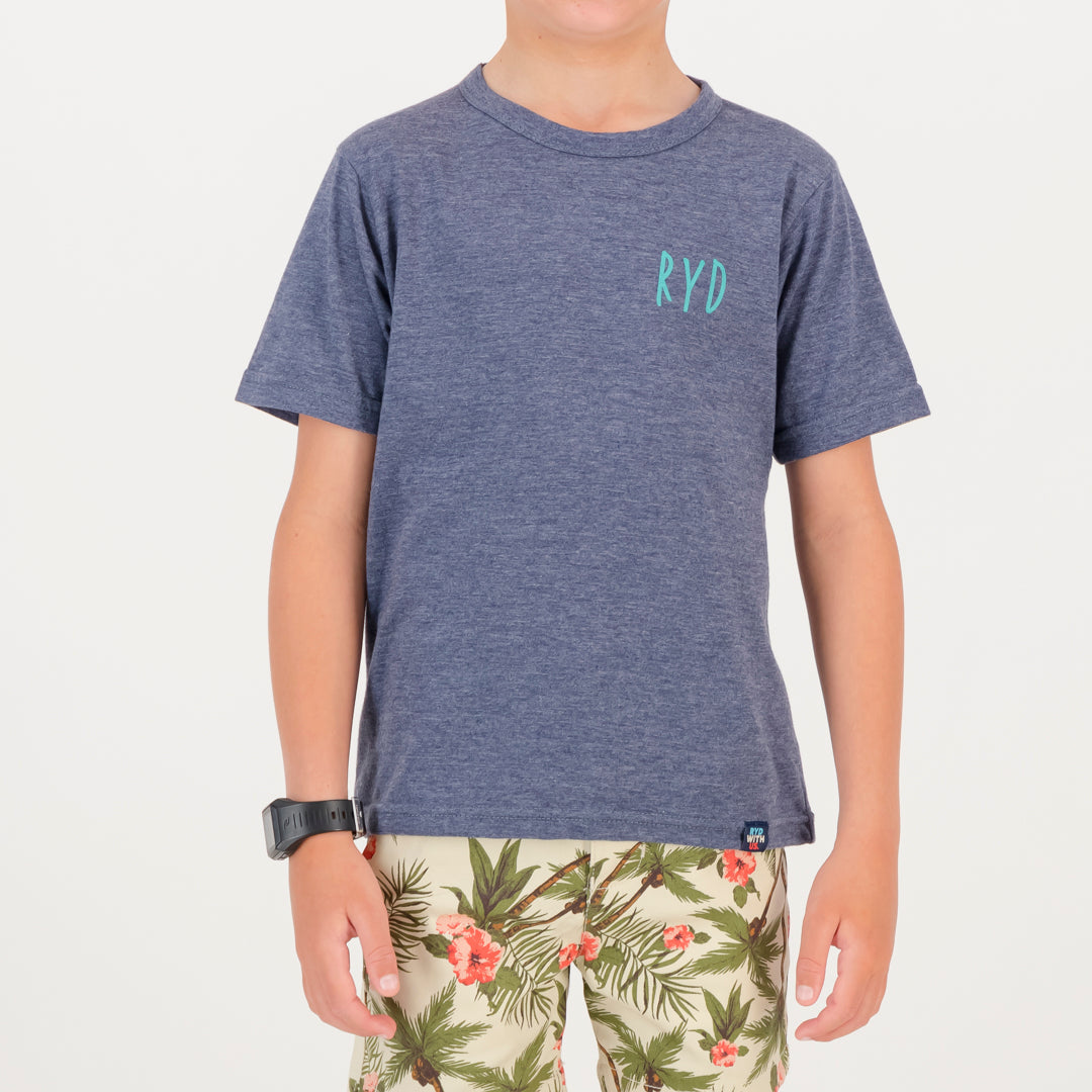 RYD T-Shirt - Kids - Mini Ramp - Navy Melange