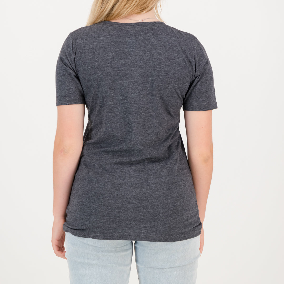 RYD T-Shirt - Ladies - Beach Vibes - Charcoal Melange