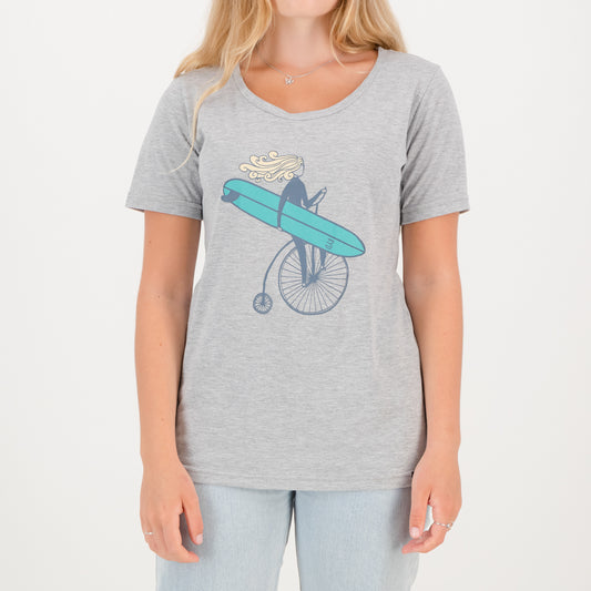 RYD T-Shirt - Ladies - Penny RYD - Grey Melange