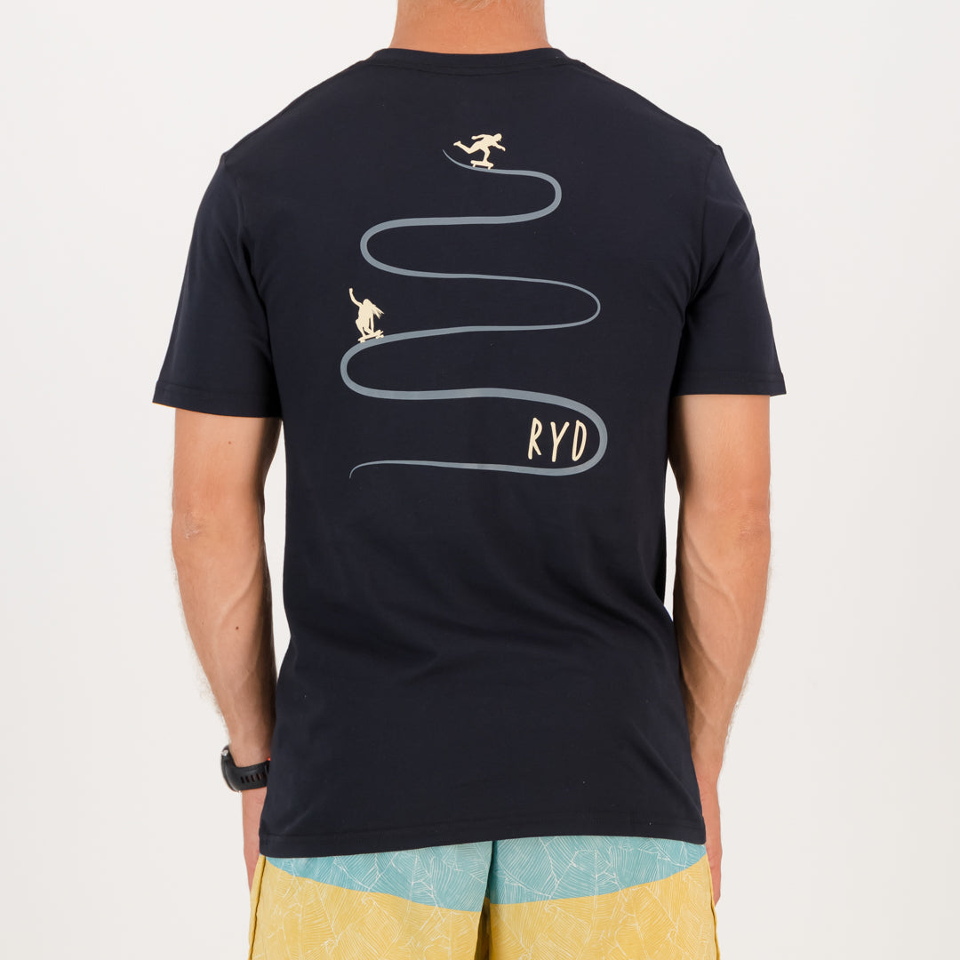 RYD T-Shirt - Mens - Hill Cruise - Black