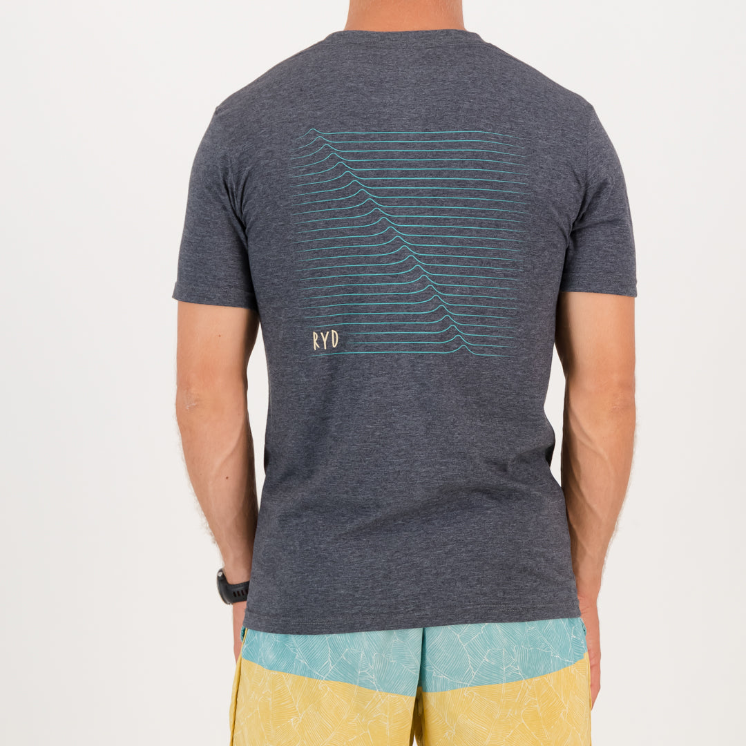 RYD T-Shirt - Mens - Lineup - Charcoal Melange