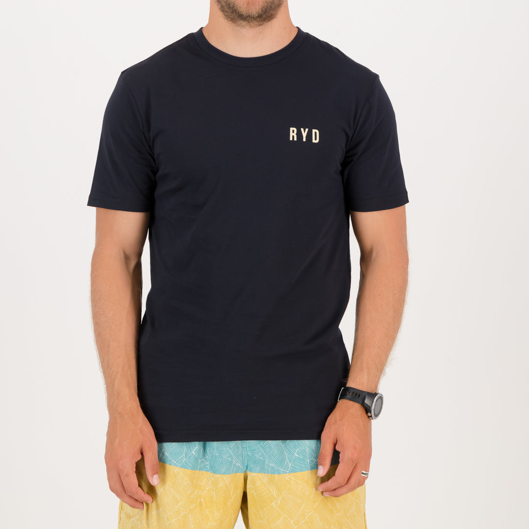 RYD T-Shirt - Mens - Quiver - Black