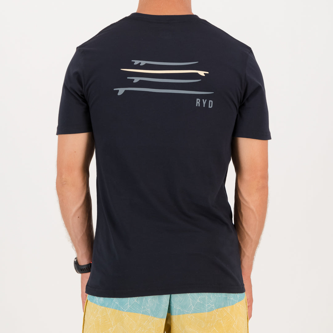 RYD T-Shirt - Mens - Quiver - Black