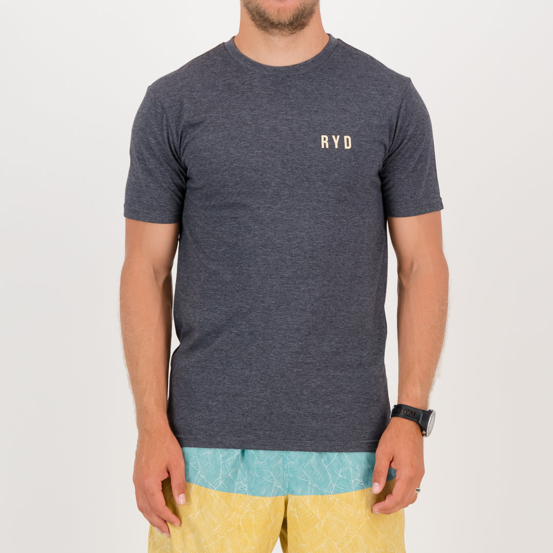 RYD T-Shirt - Mens - Quiver - Charcoal Melange