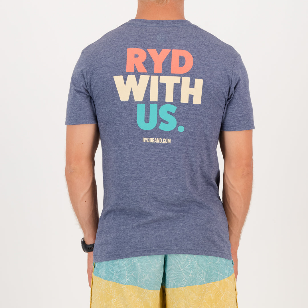 RYD T-Shirt - Mens - RWU - Navy Melange