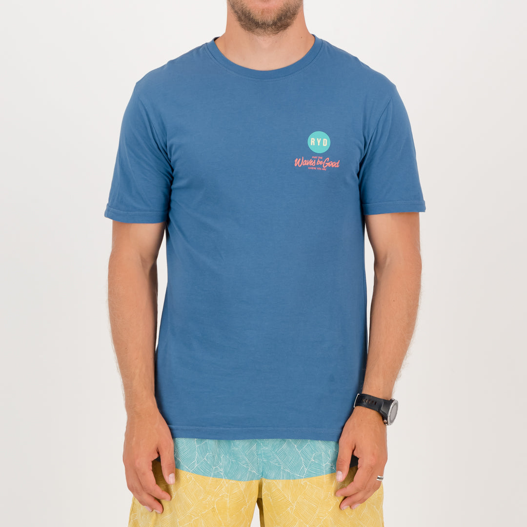 RYD T-Shirt - Mens - RWU - Ocean Blue