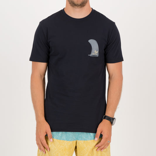 RYD T-Shirt - Mens - Single Fin - Black