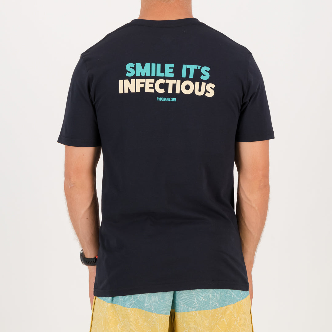 RYD T-Shirt - Mens - Smile Infectious - Black