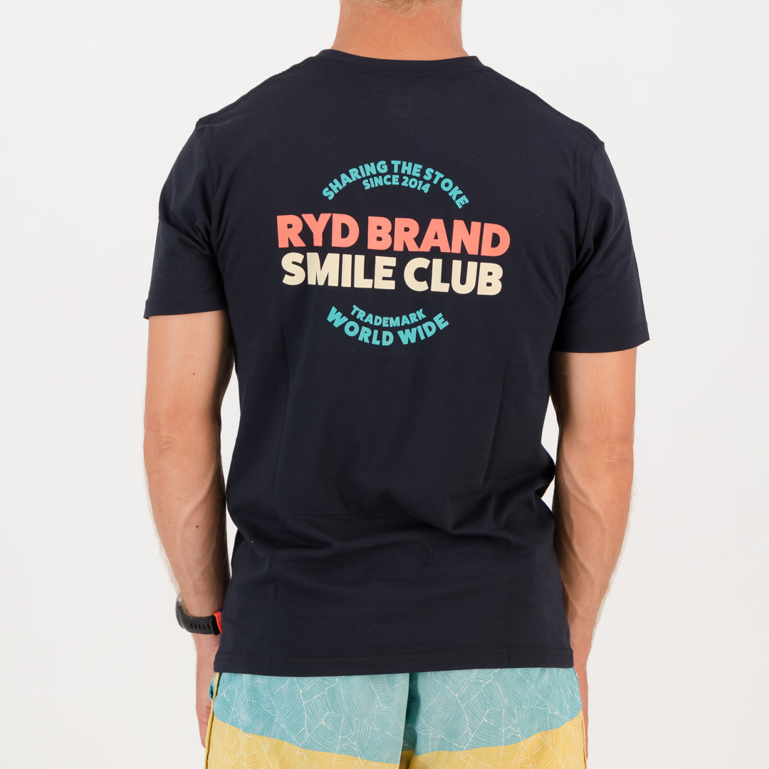 RYD T-Shirt - Mens - Smile Club - Black