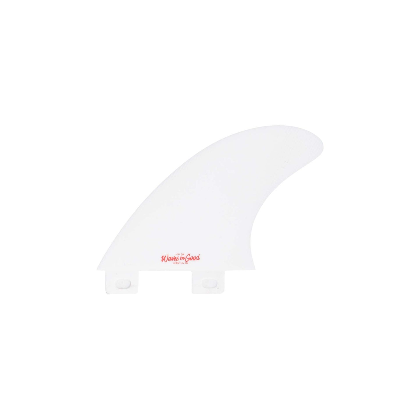 Trio Longboard Side fins-Glass White
